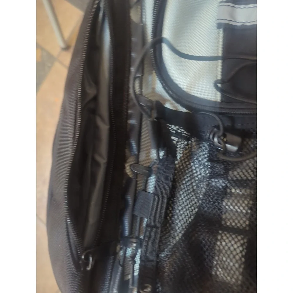 Vintage Brenthaven Laptop‎ Backpack Black Silver Tech Y2K Travel Bag